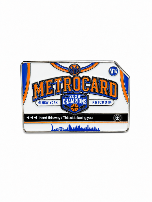 Knicks Metro Pin