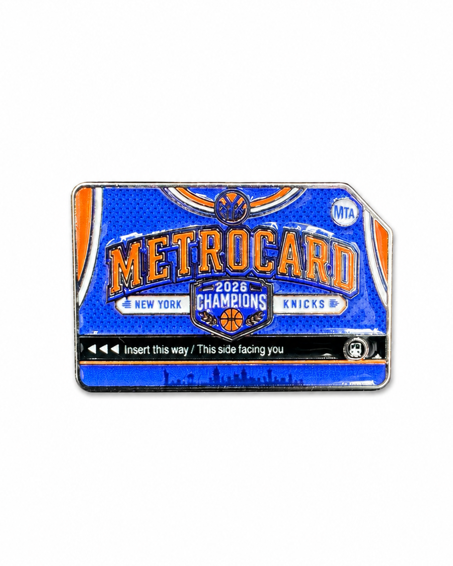 Knicks Metro Pin