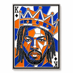 Brunson King of New York Pin