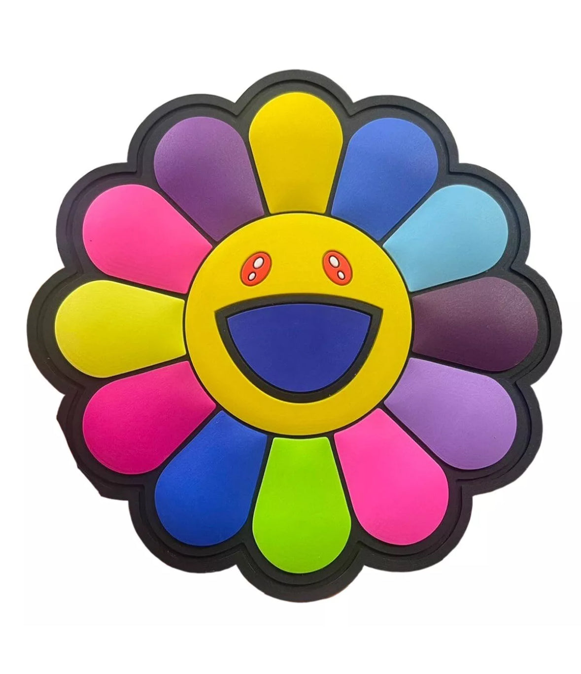 Happy Flower Candy Rainbow Coaster