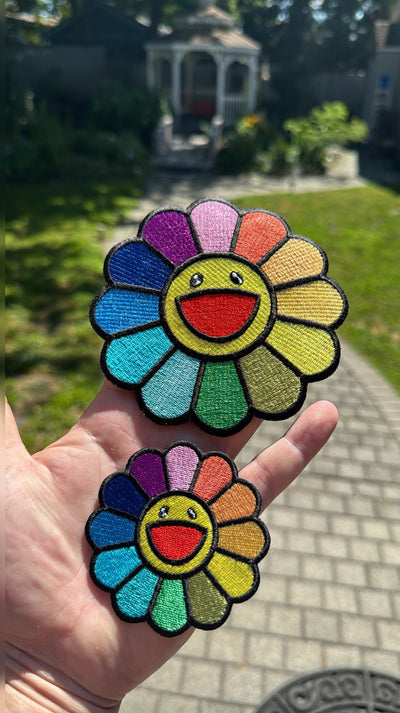 Happy Flower Patch; Rainbow Large