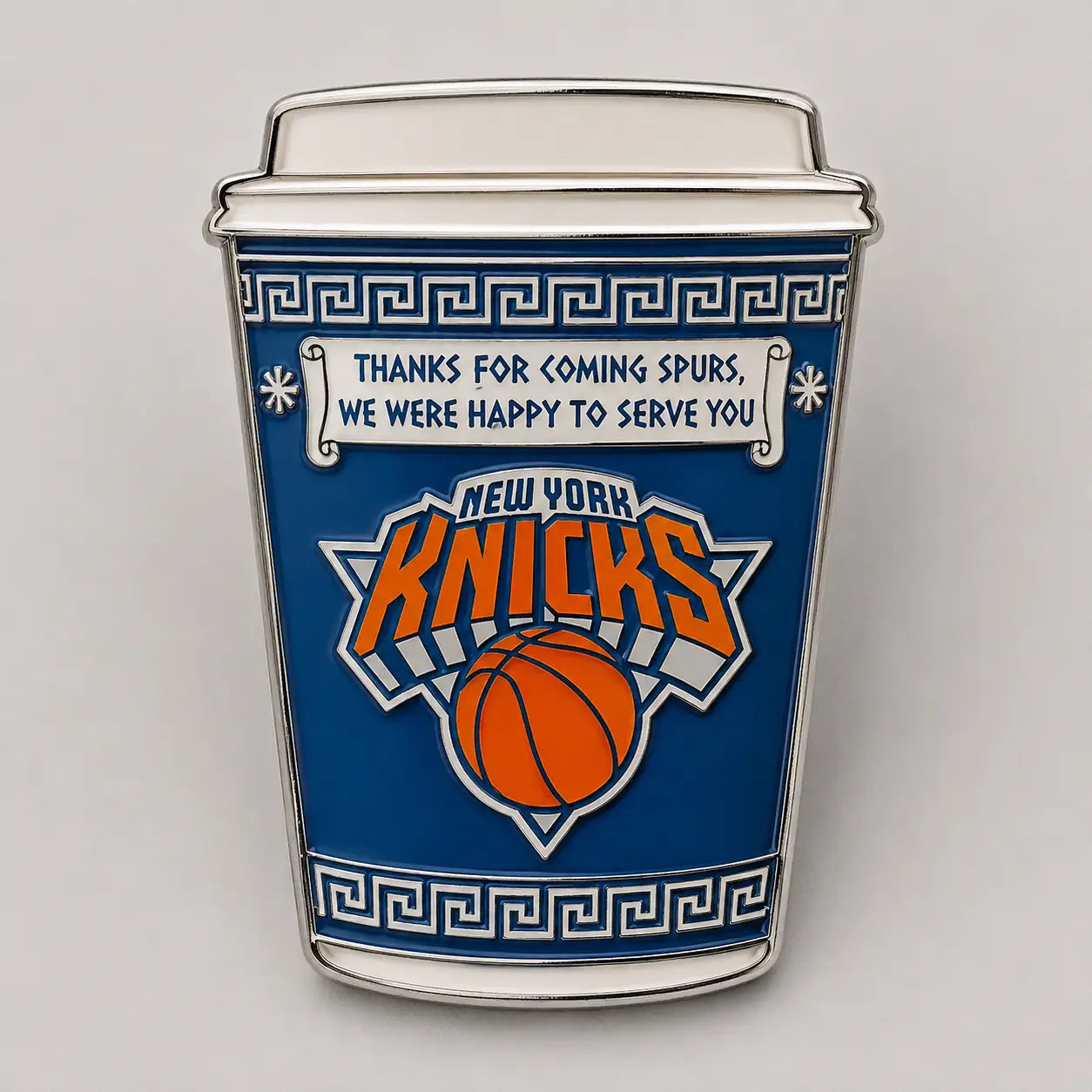Knicks; Happy To Serve You Pin 