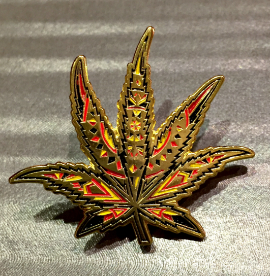 Trippy Mandala Leaves v2