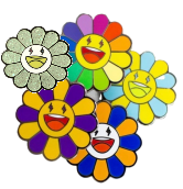 Happy Flower Pin Set 1.0 (5 Total)