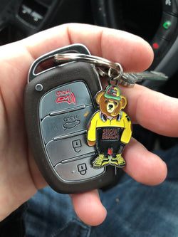 Snow Beach Keychain