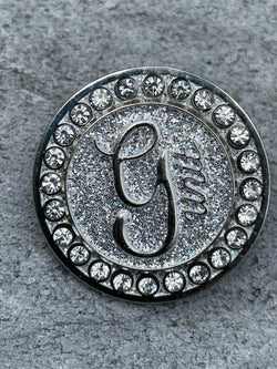 G Unit Rhinestone Spinning Pin