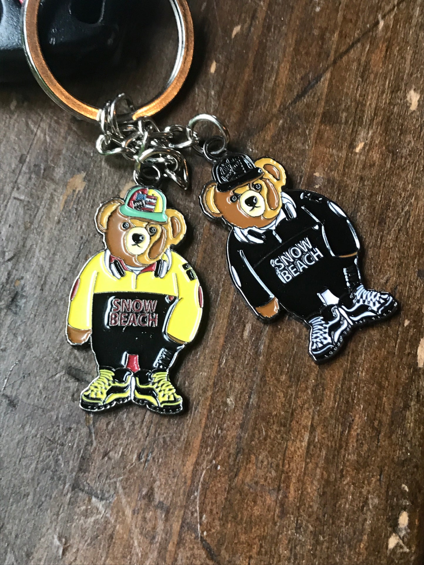 Snow Beach Keychain