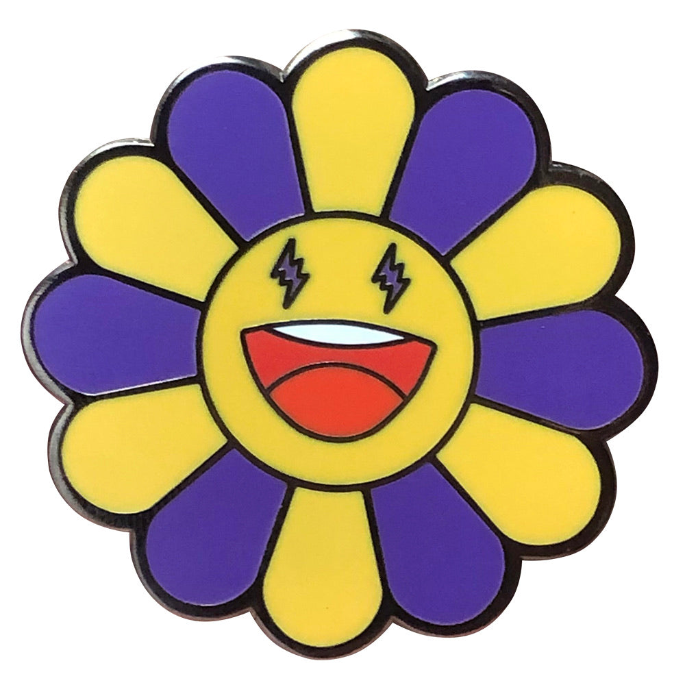 Happy Flower Pin; Lakers