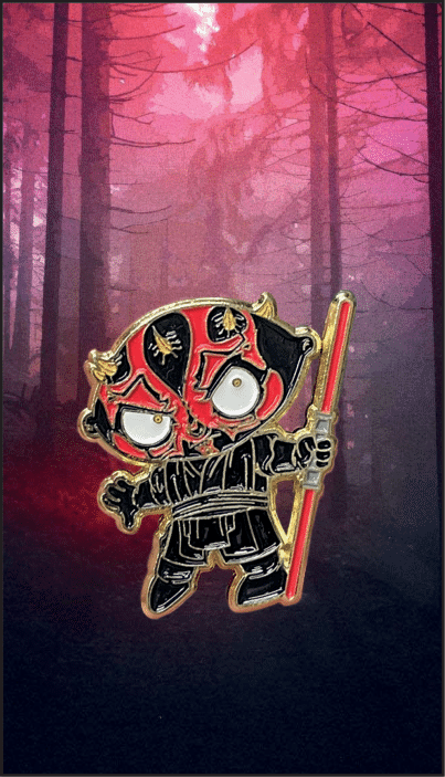 Darth Stewie Enamel Pin