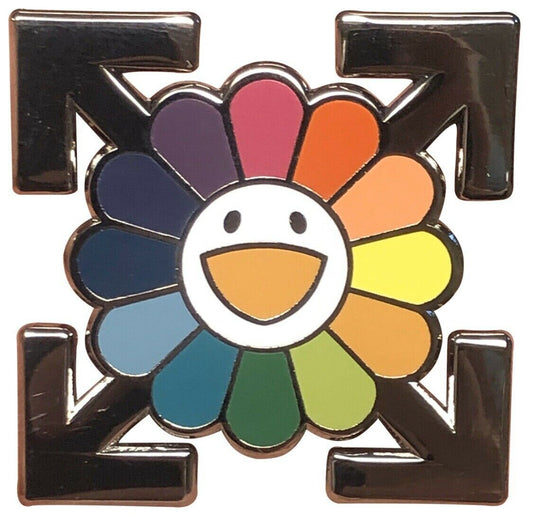 OW Flower Cross Pin