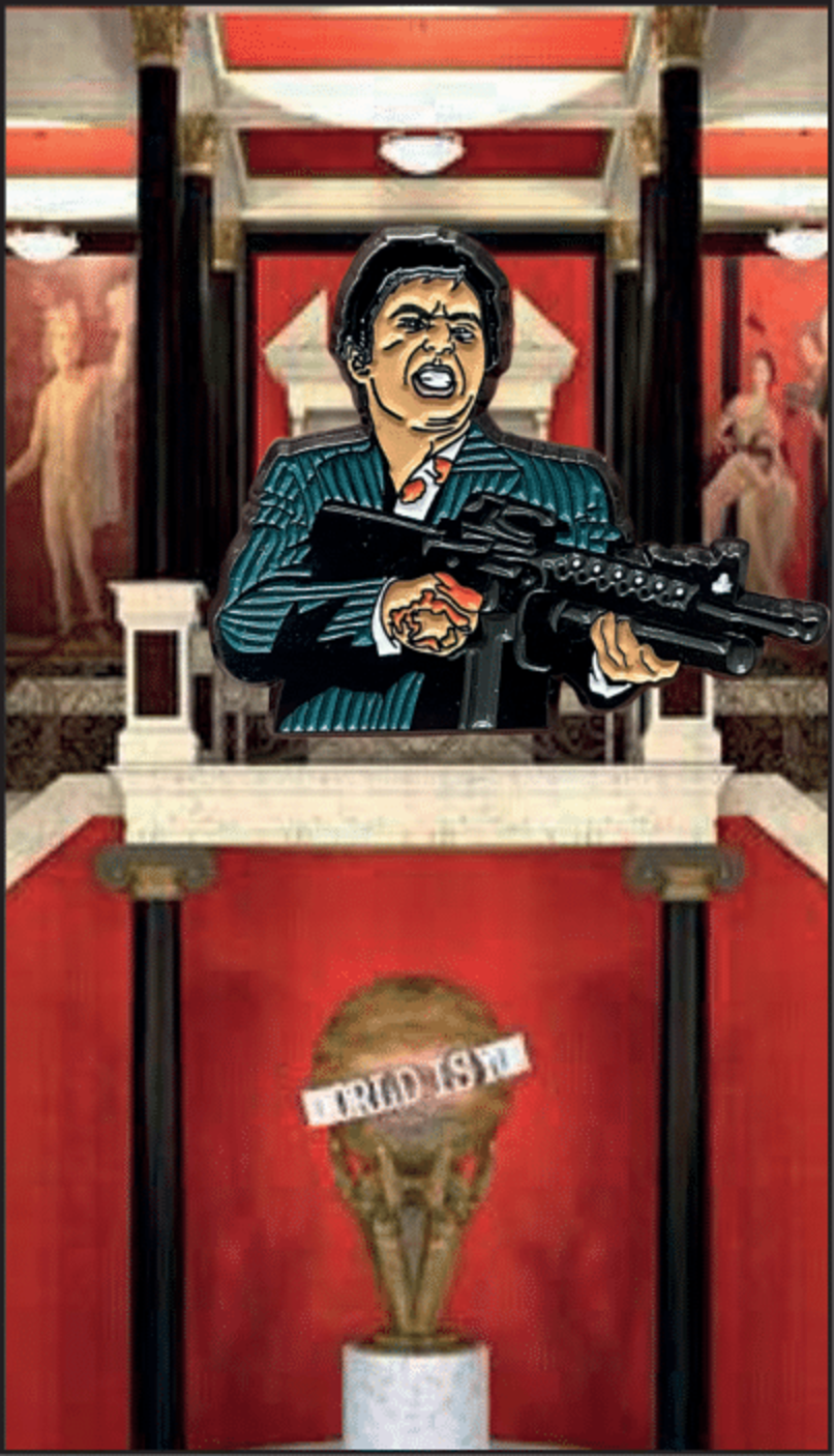 "Say Hello To My Little Friend" Pin